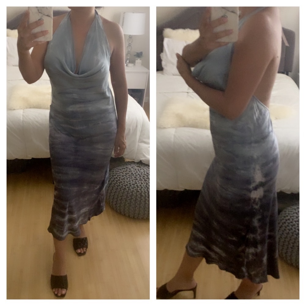 NWT YOUNG FABULOUS & BROKE Rebel Halter Slip Dress